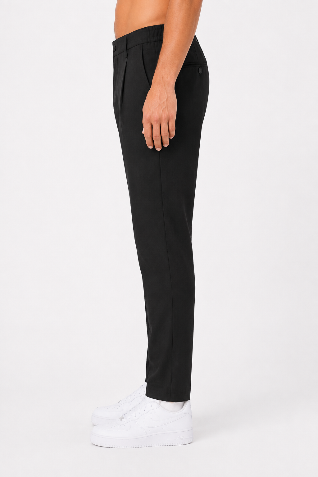 Milano Chino Regular Fit Zwart