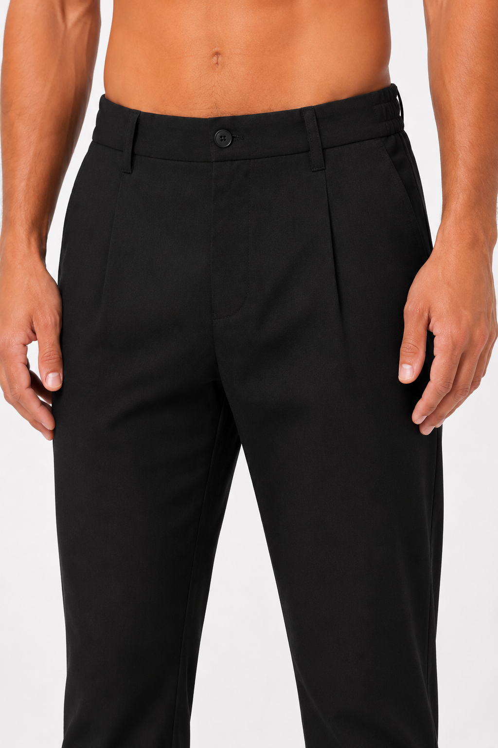 Milano Chino Regular Fit Zwart