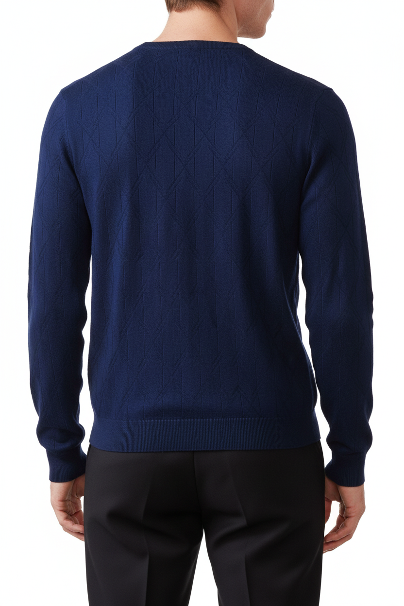 Valenci Cuello Redondo Azul Marino