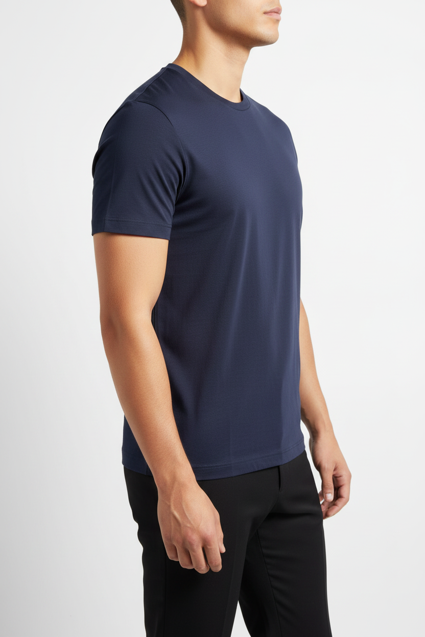 Santo Gloss T-Shirt Navy