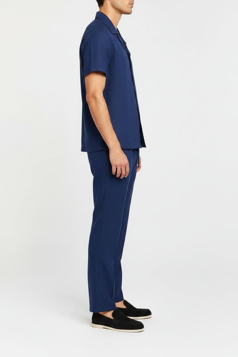 Conjunto de Lino Portofino Marino