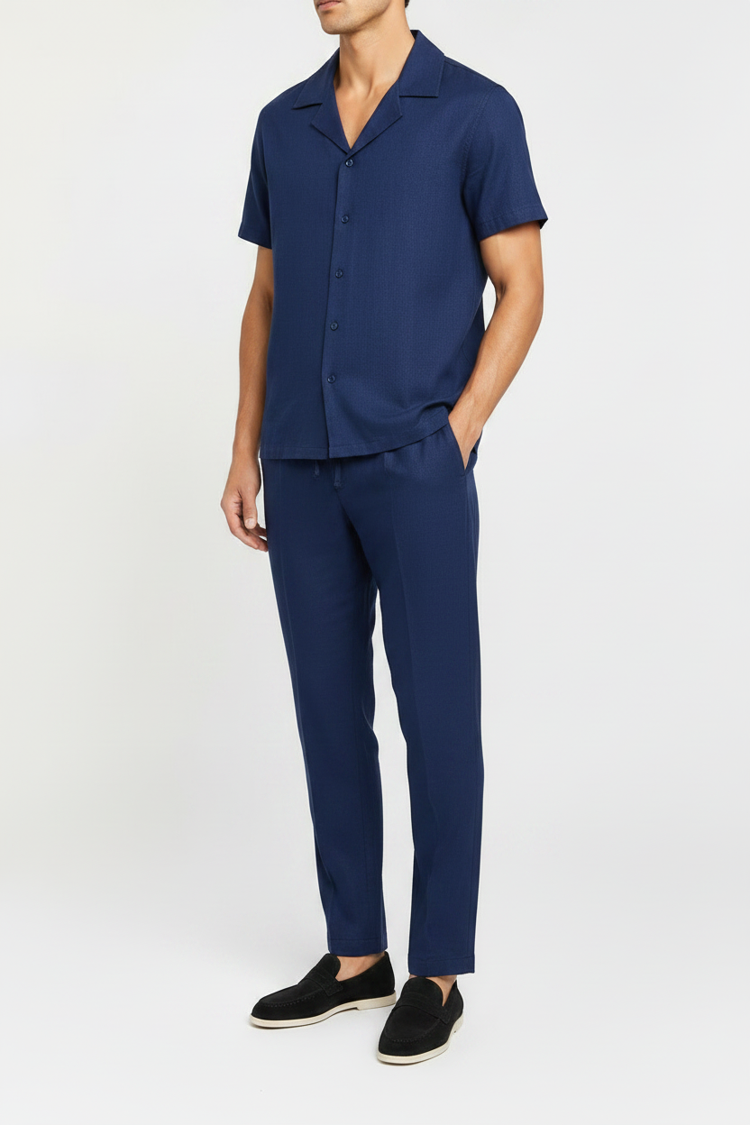 Set in Lino Portofino Navy
