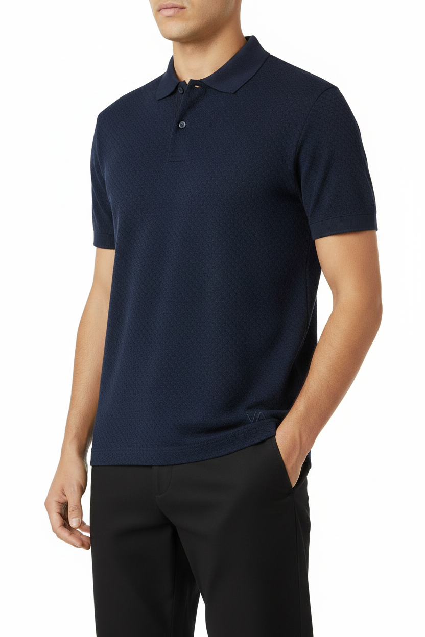 Polo Milano Azul Marino