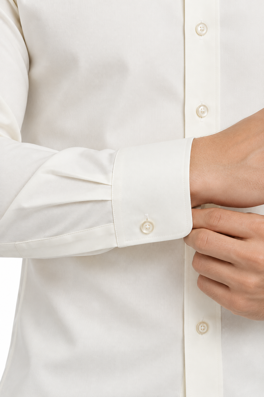 Klassiek Overhemd Off White