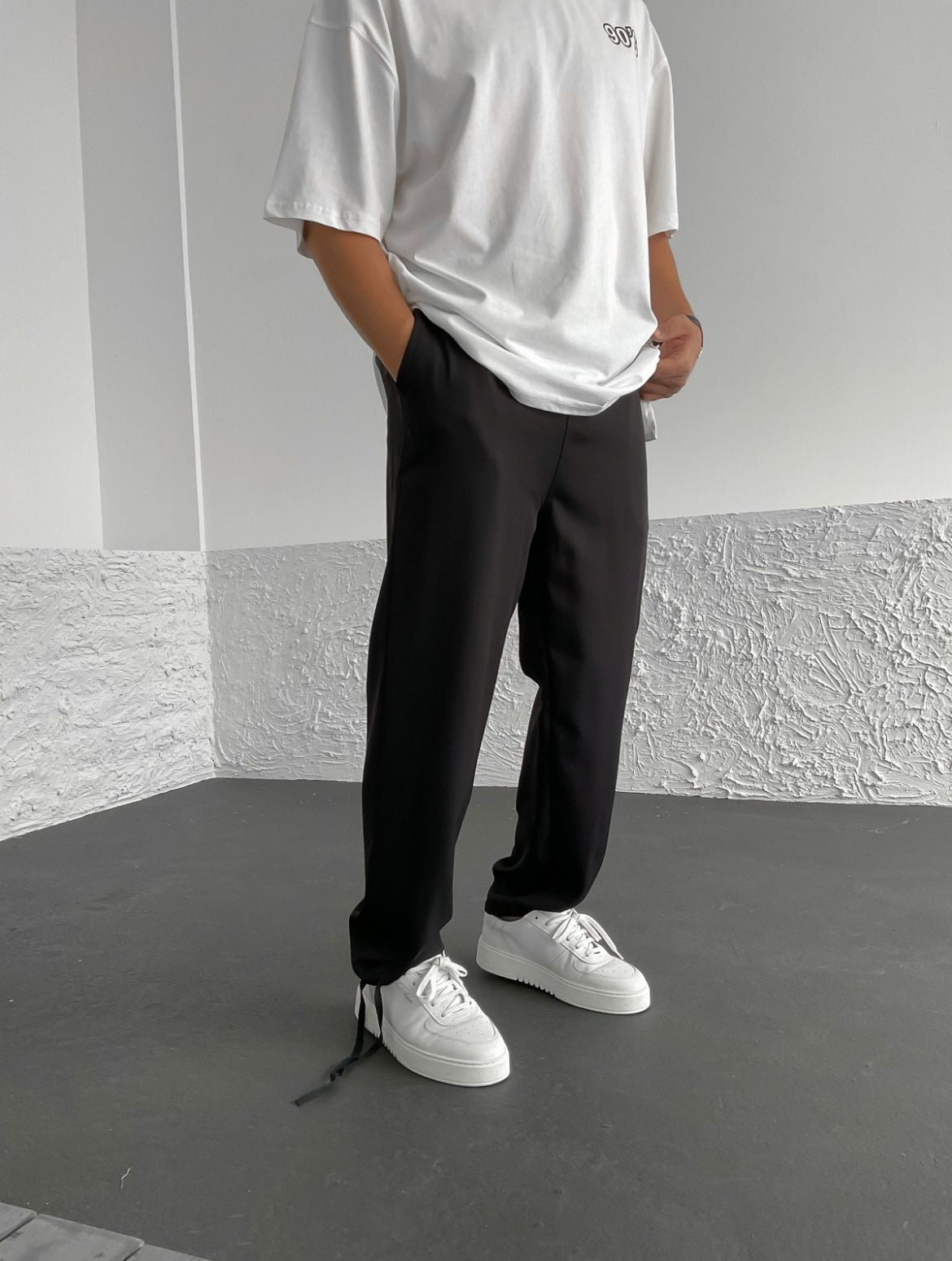 Zwarte Chino Heren Loarro