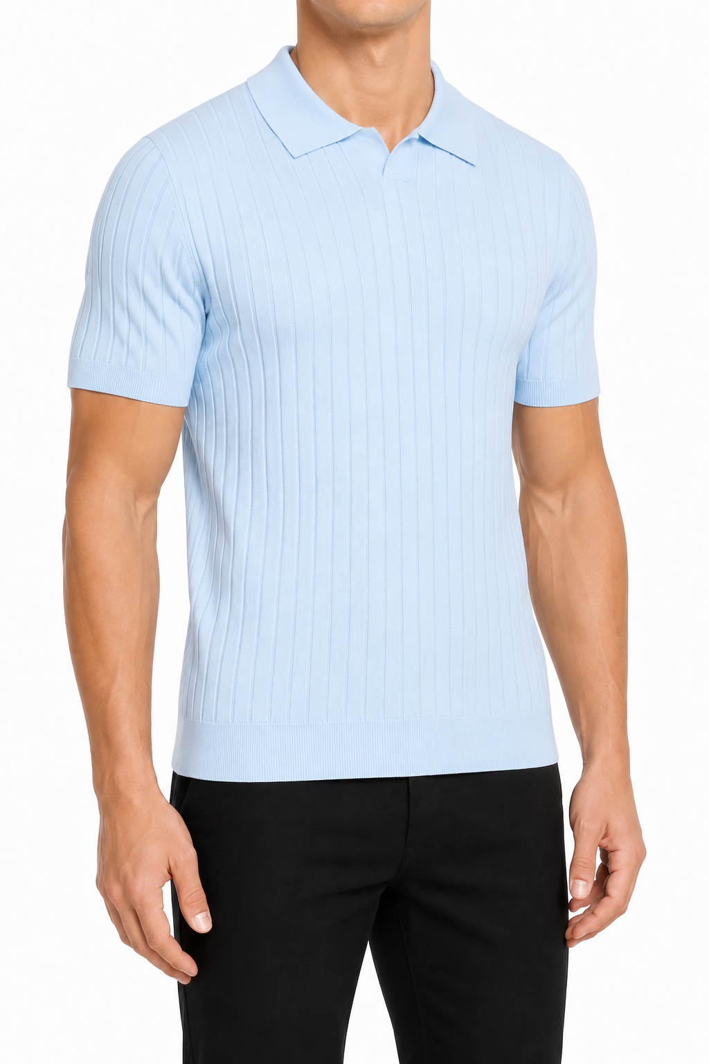 Polo Vero Light Blue - Three-quarter front angle