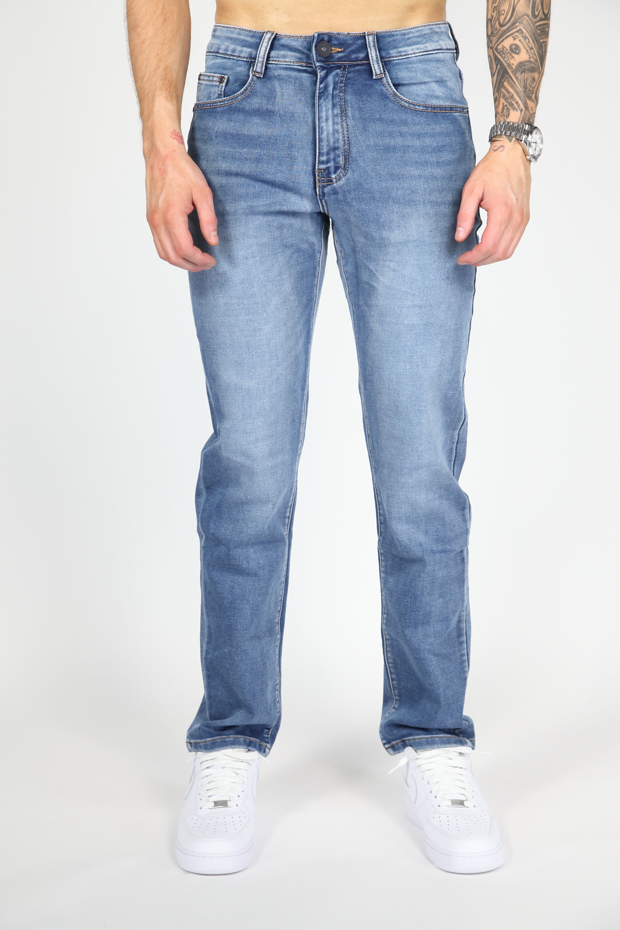 Valenci loose fit Jeans Licht Blauw
