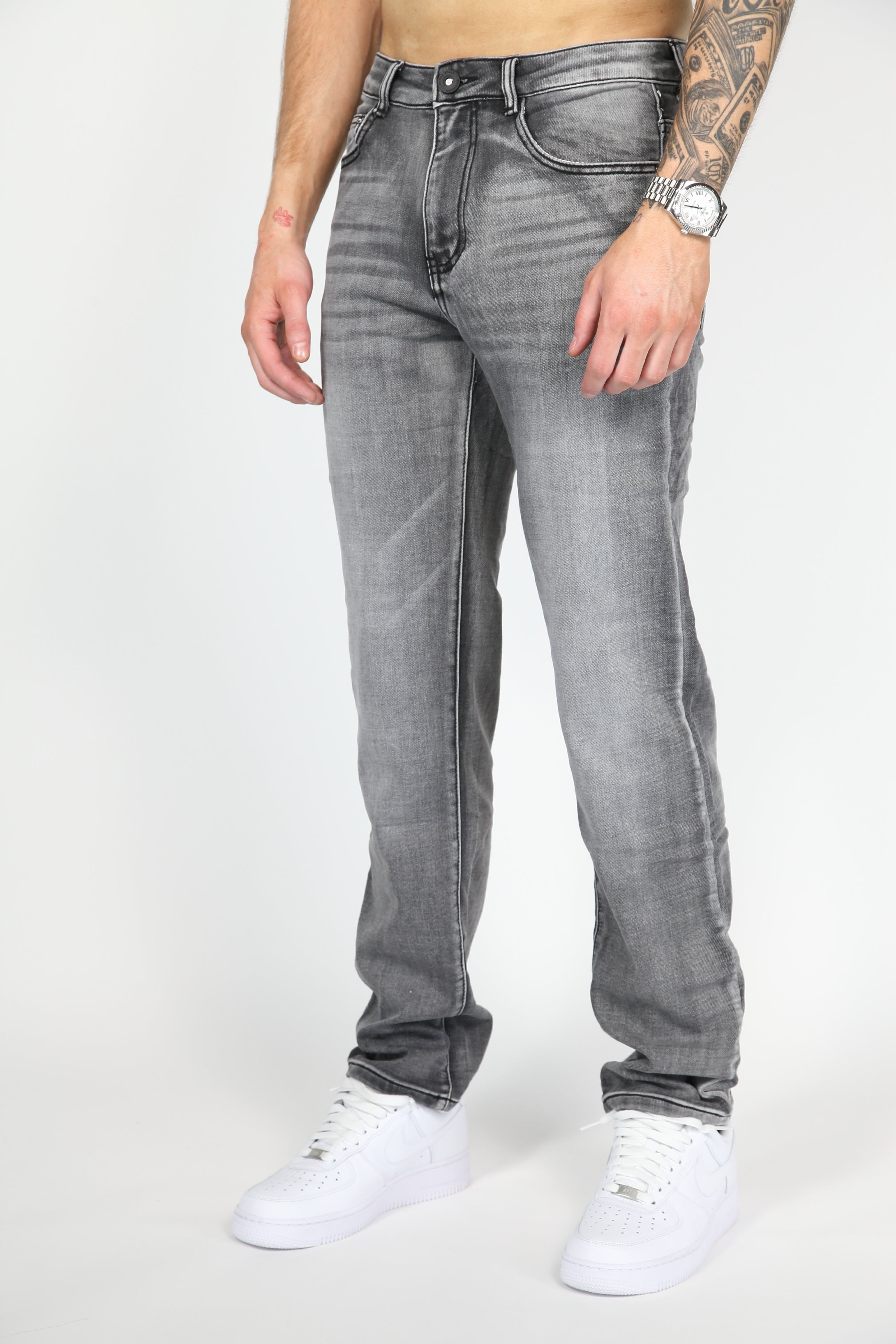 Valenci Loose Fit Jeans Gray