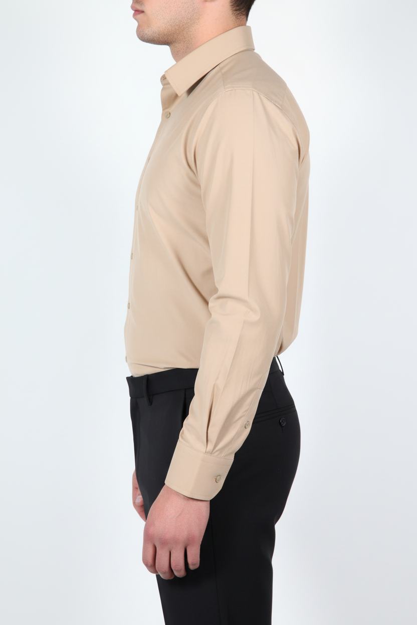 Overhemd Leira Beige