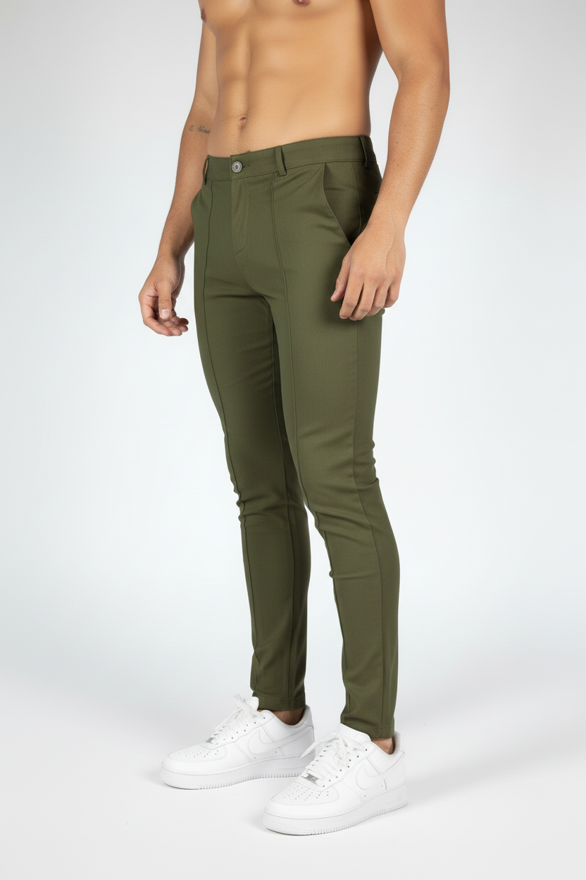 Chino Heren Sorrento Groen