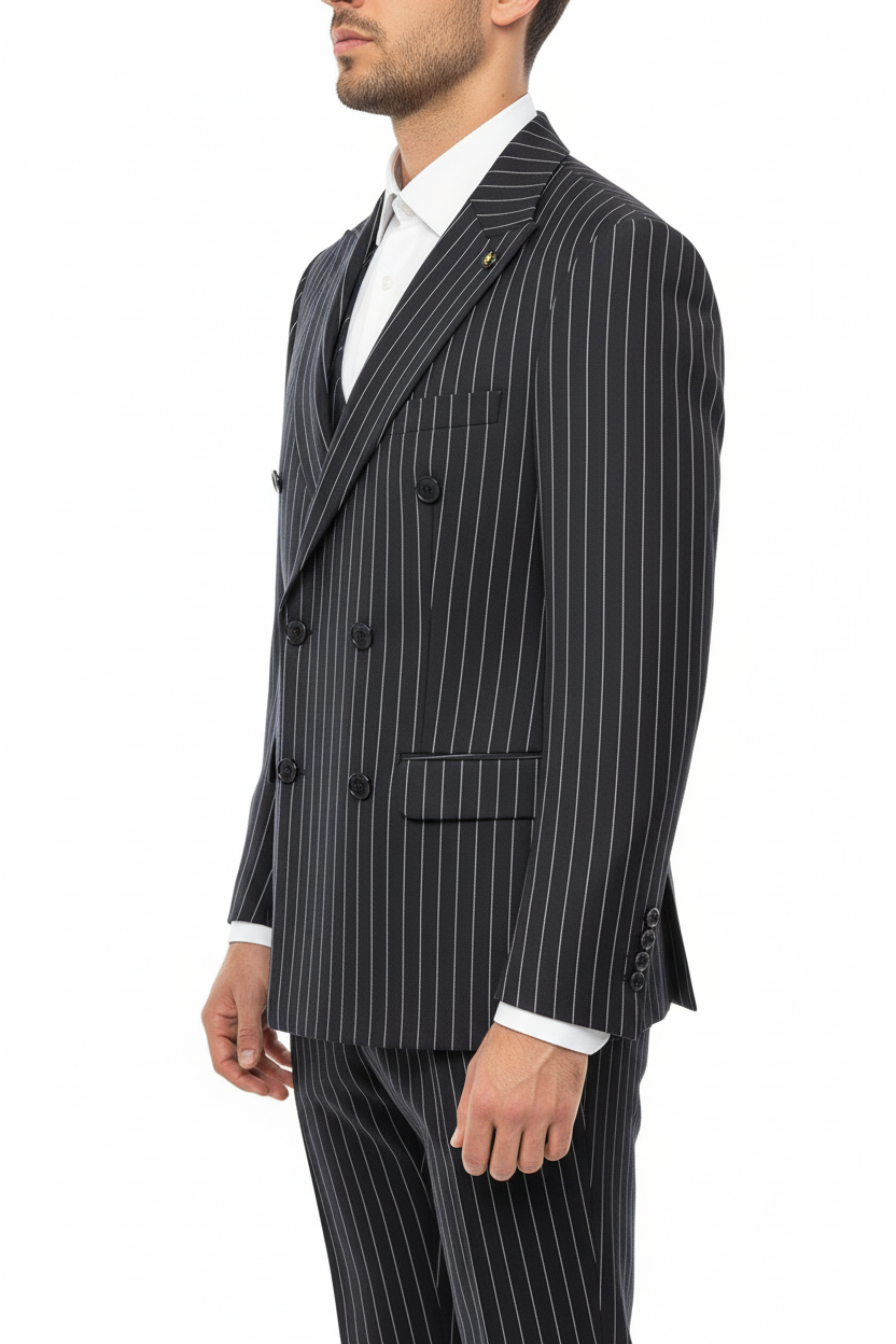 The Imperio Double Breasted Zwart