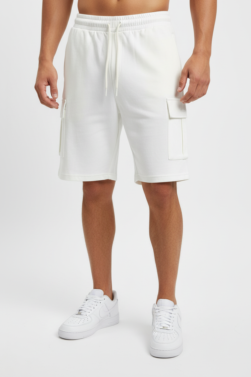 Cargo Short Monaco White