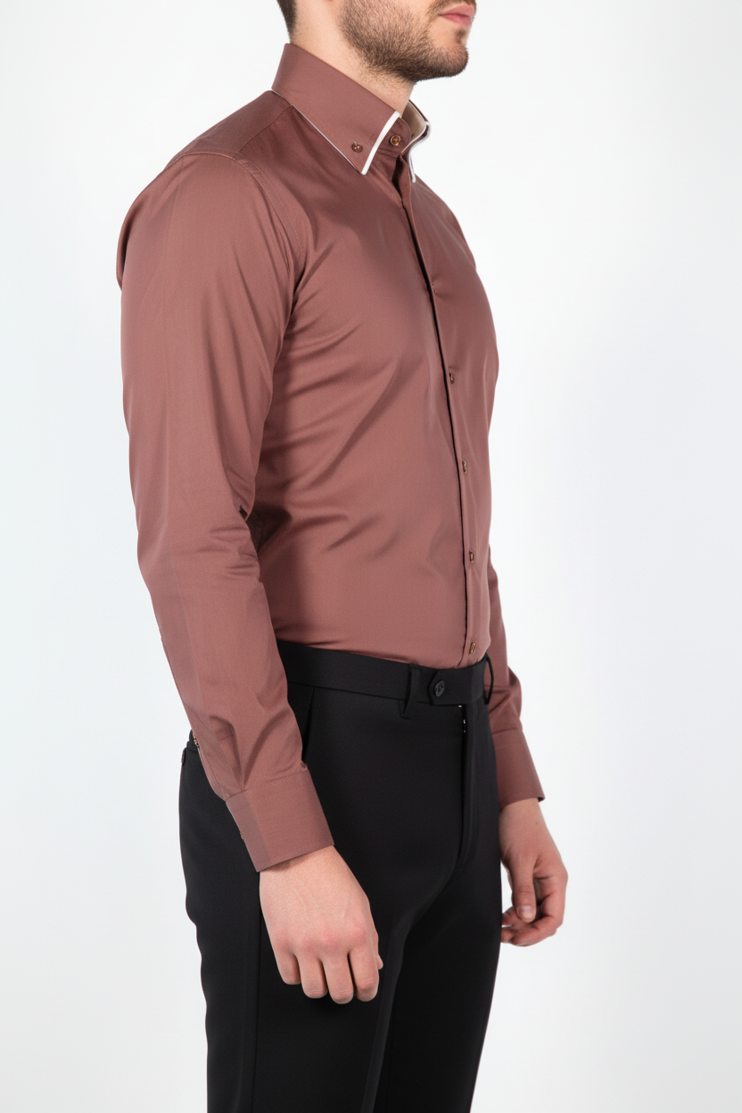 Overhemd Parla Bruin