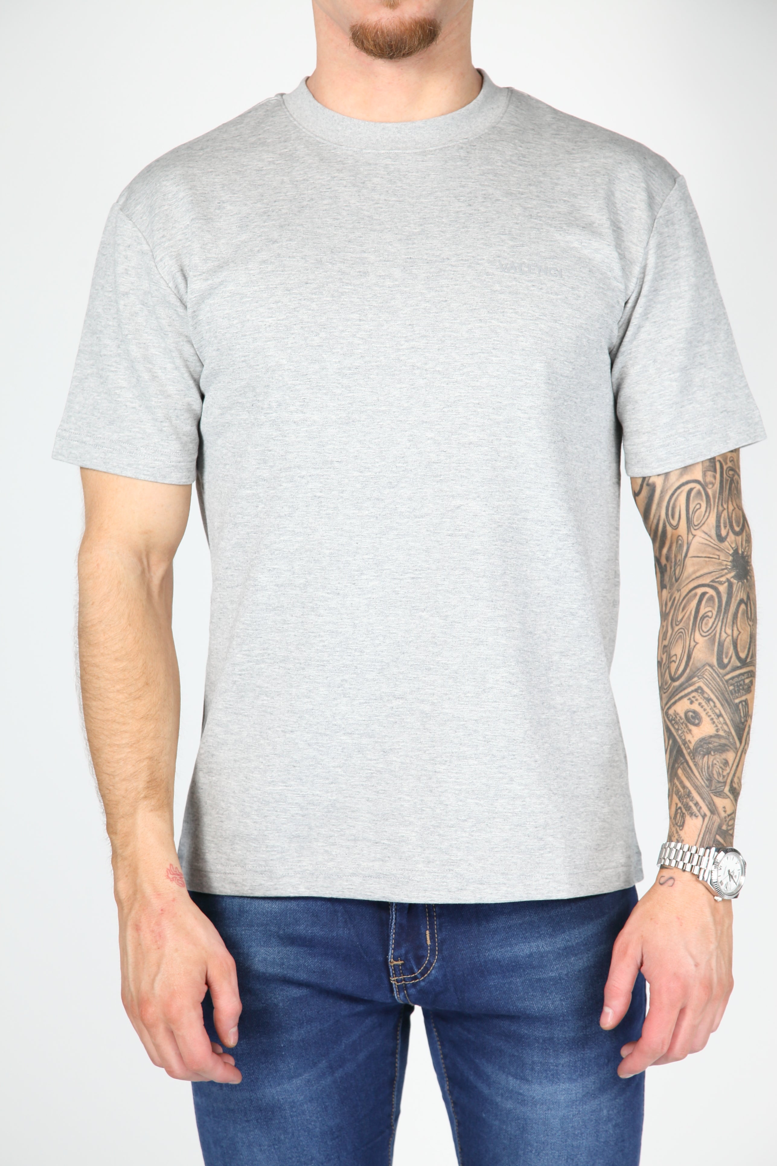 Monaco T-shirt Grijs
