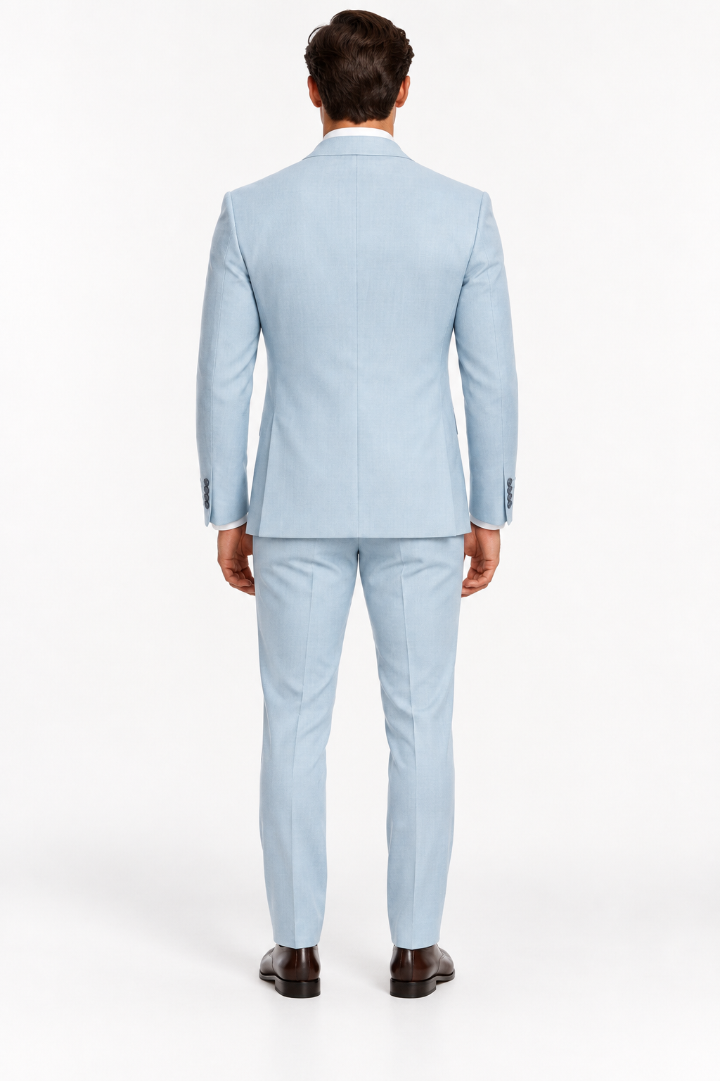Monaco Three-piece Suit Light Blue
