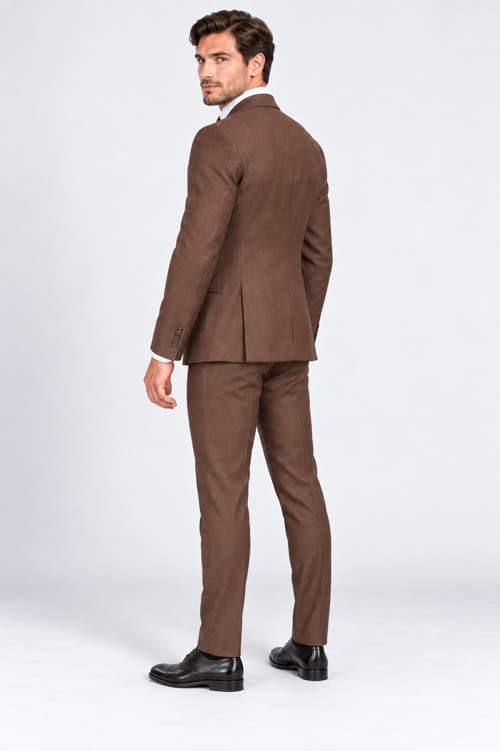 Portofino Three-piece Suit Brown