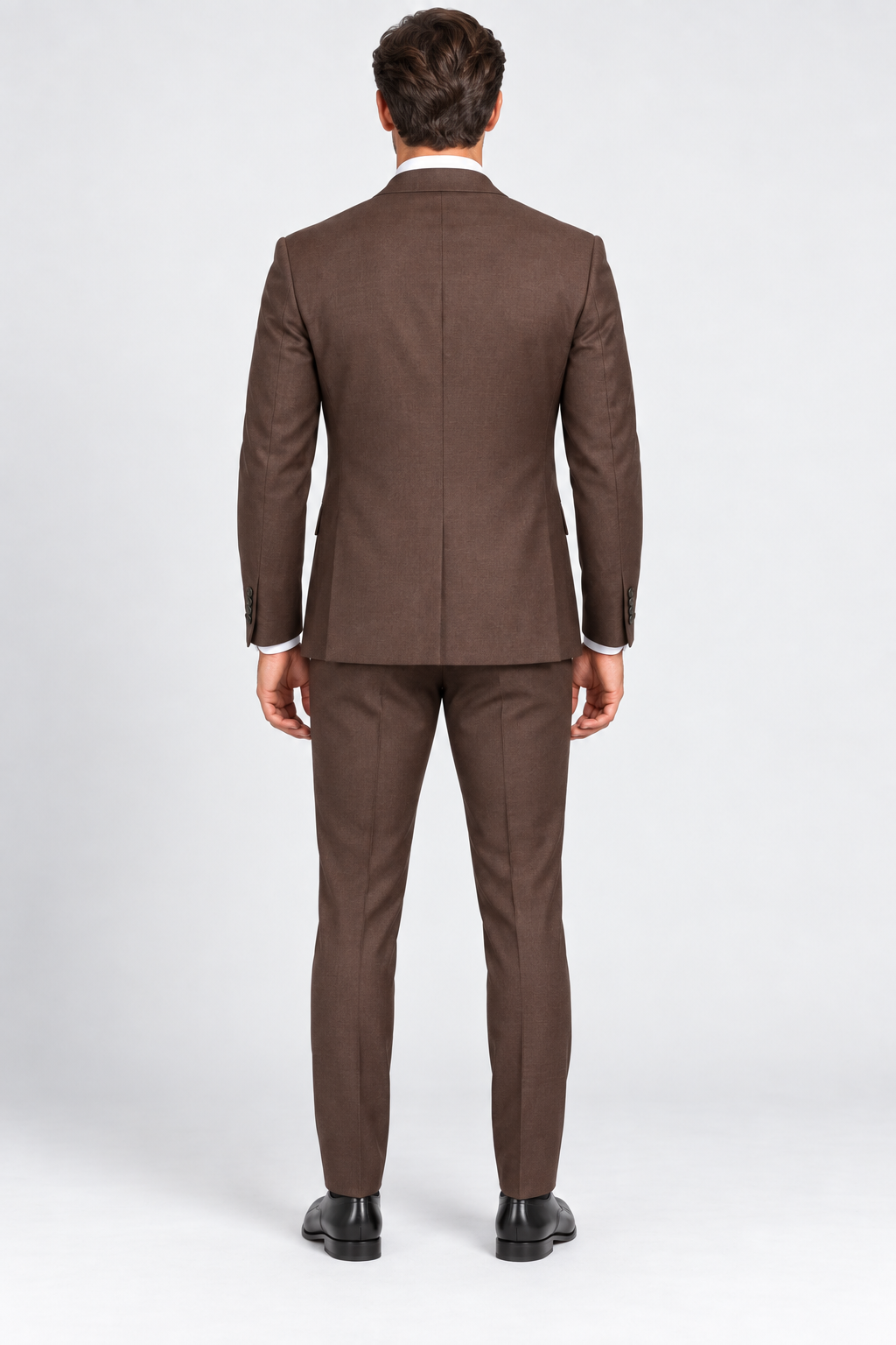 Portofino Three-piece Suit Dark Brown