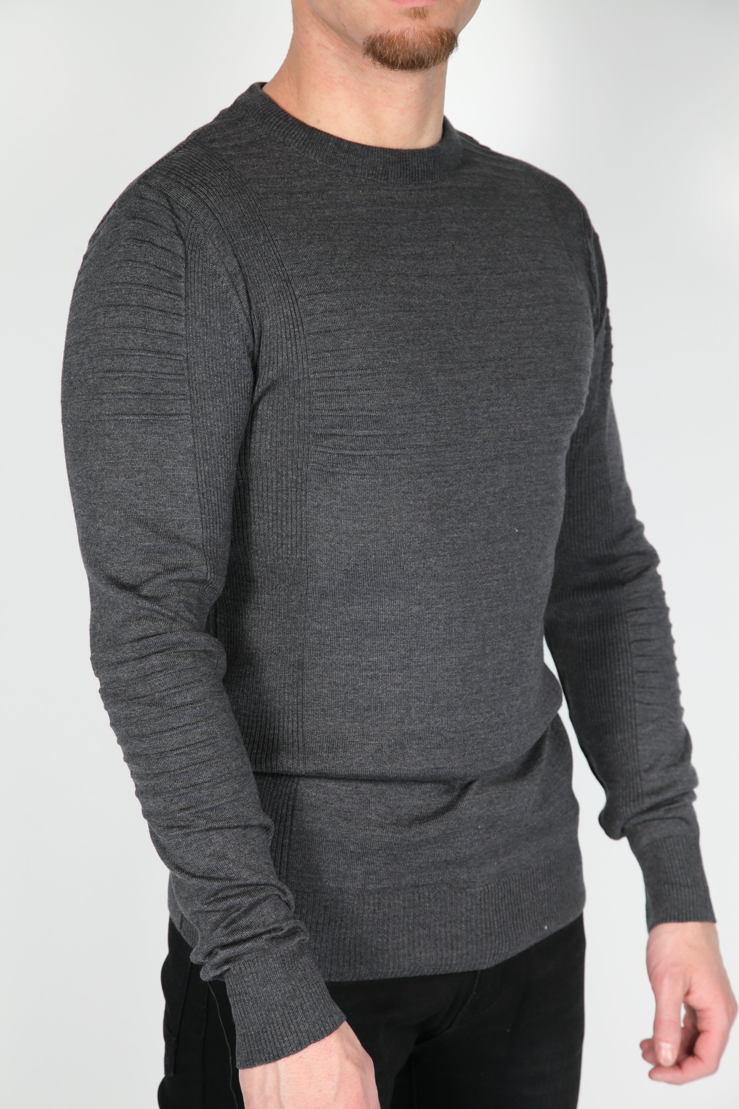 Sweater Rib Antraciet