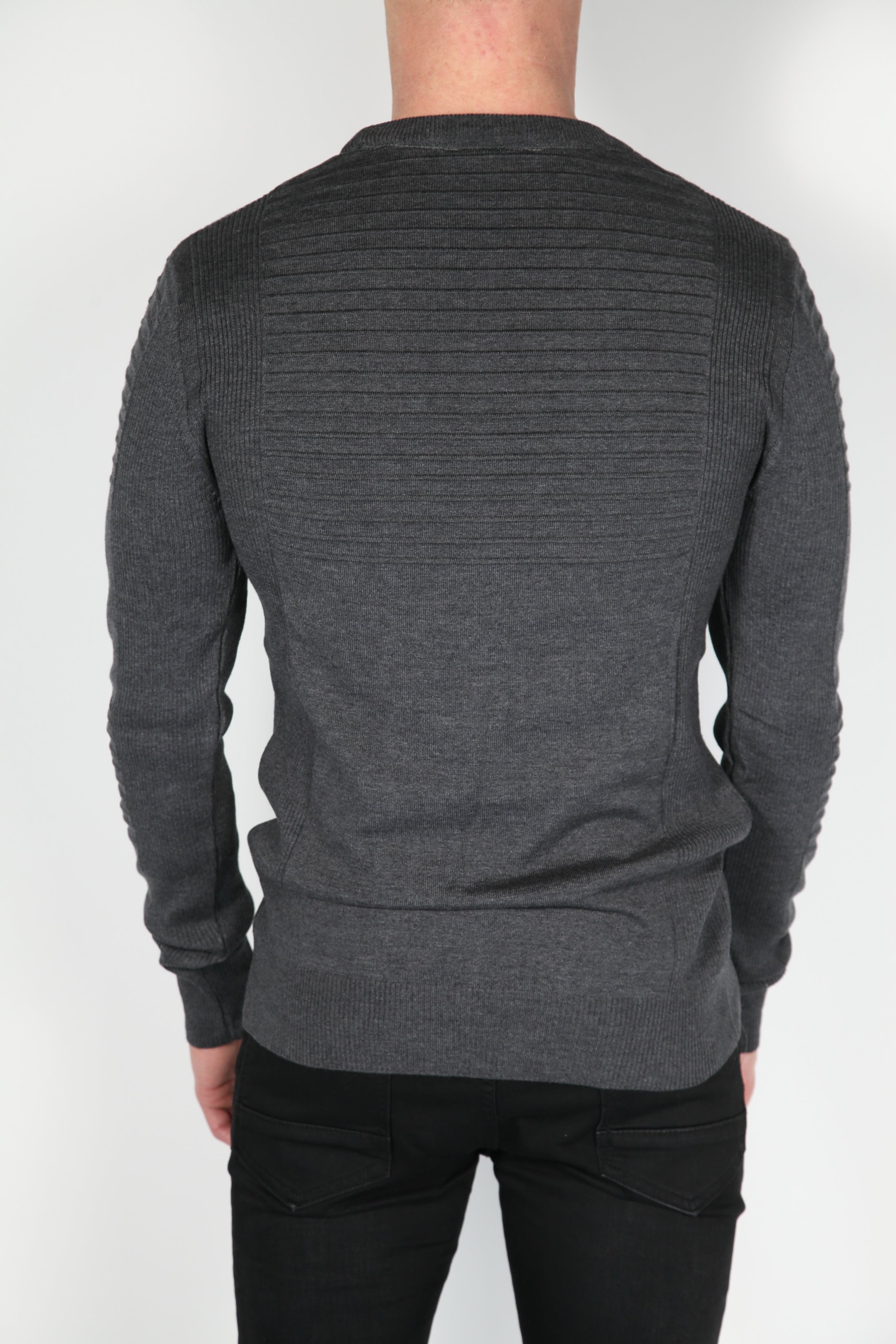 Sweater Rib Antraciet