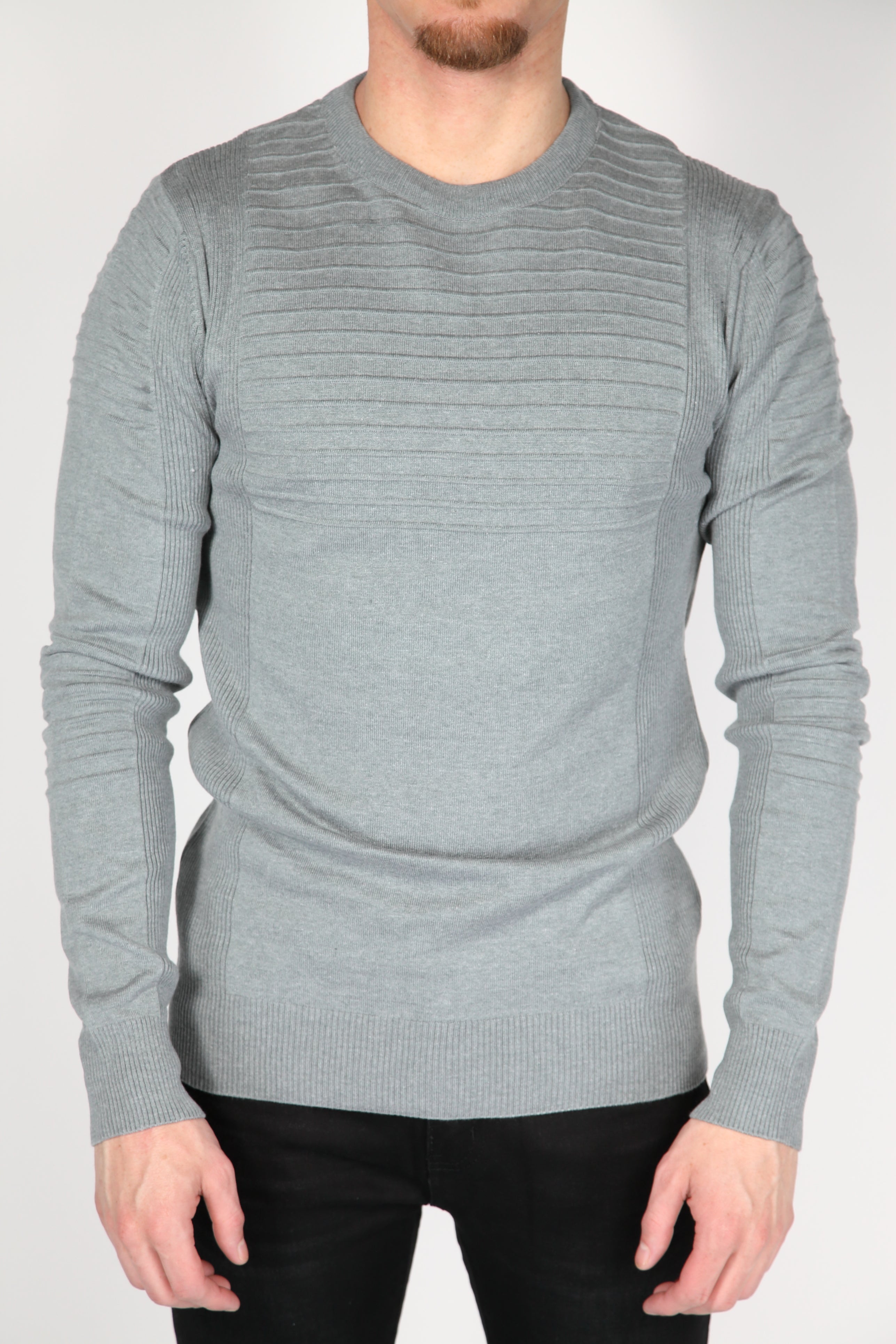 Sweater Rib Grijs
