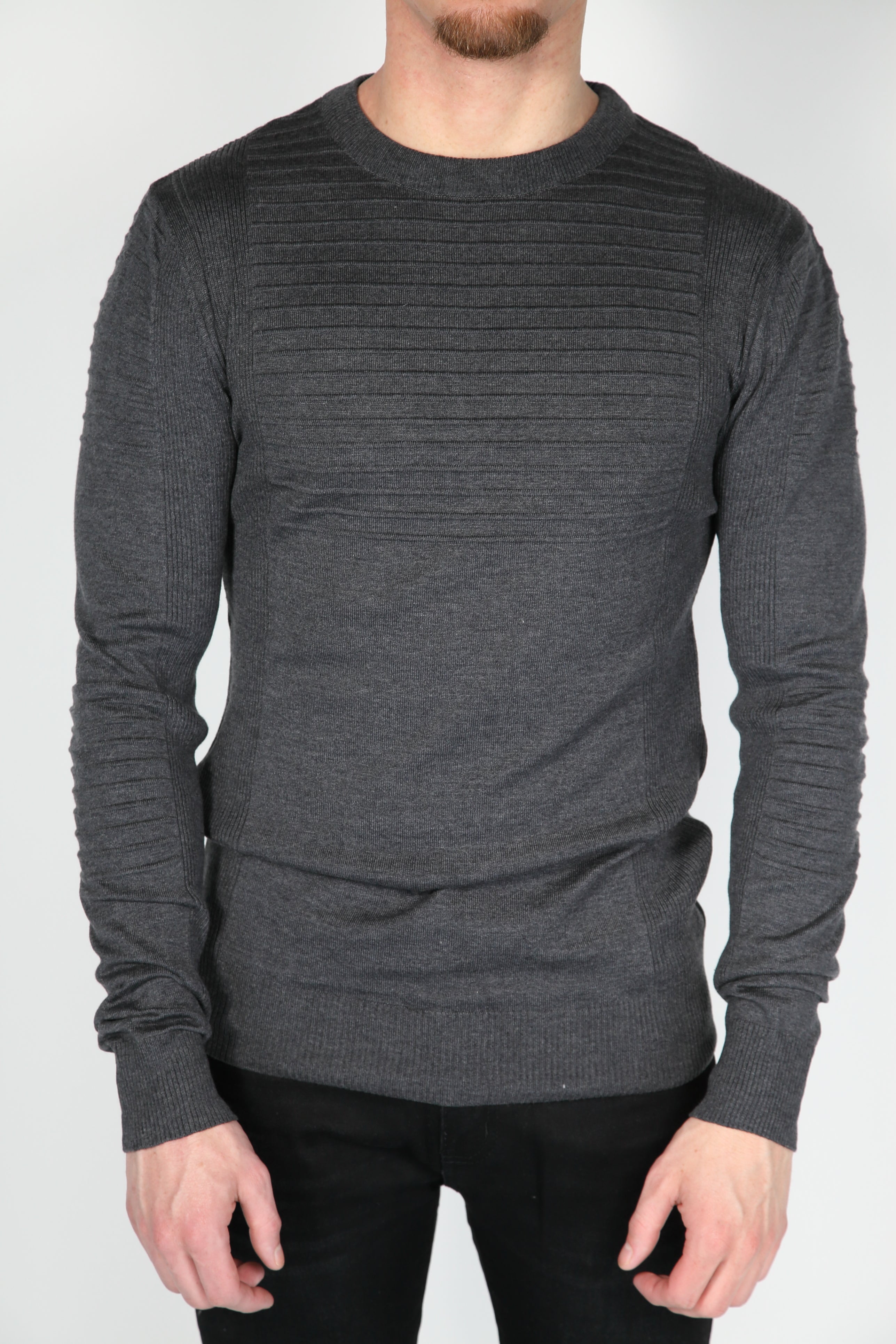 Sweater Rib Antraciet