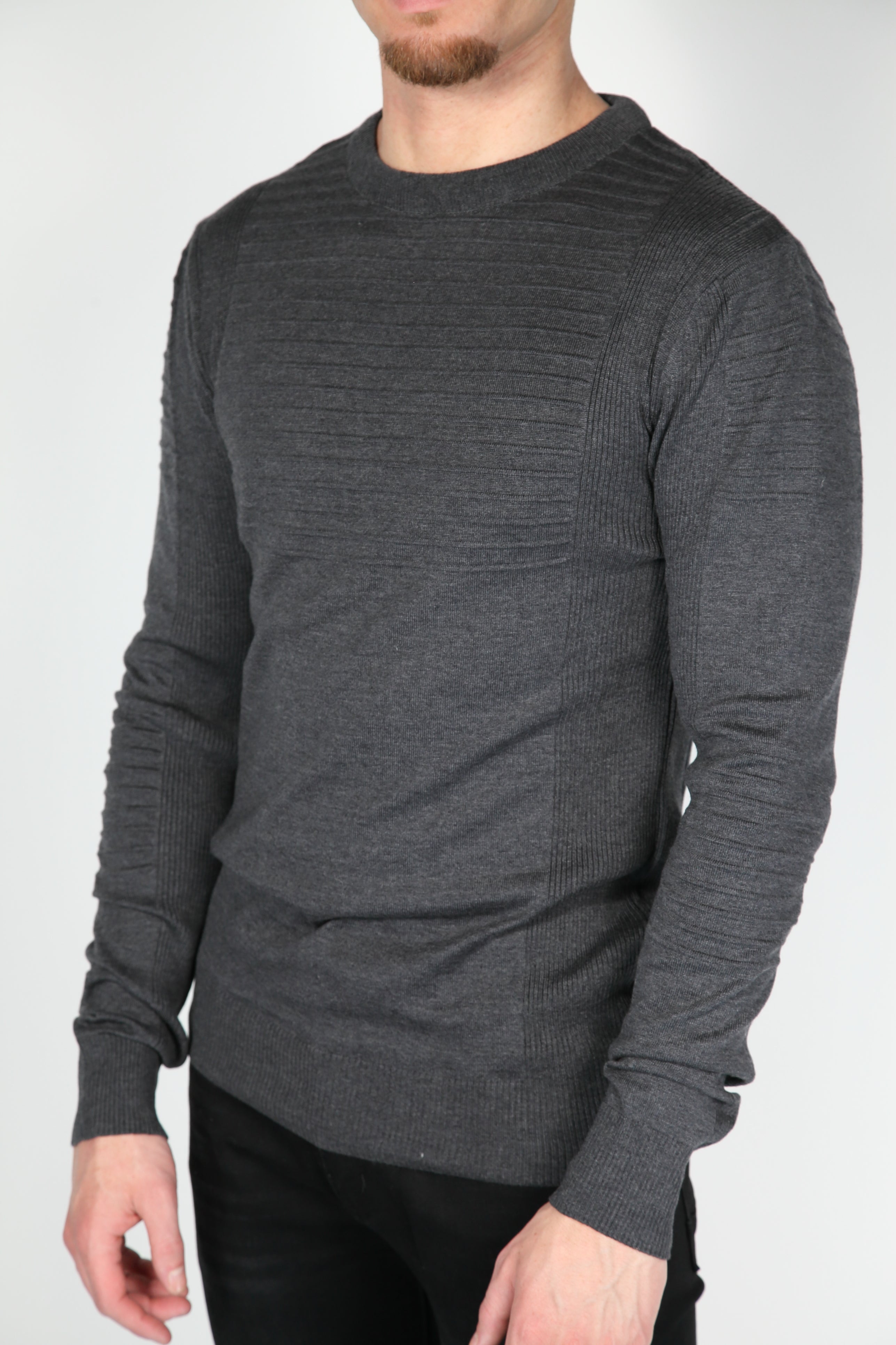 Sweater Rib Antraciet