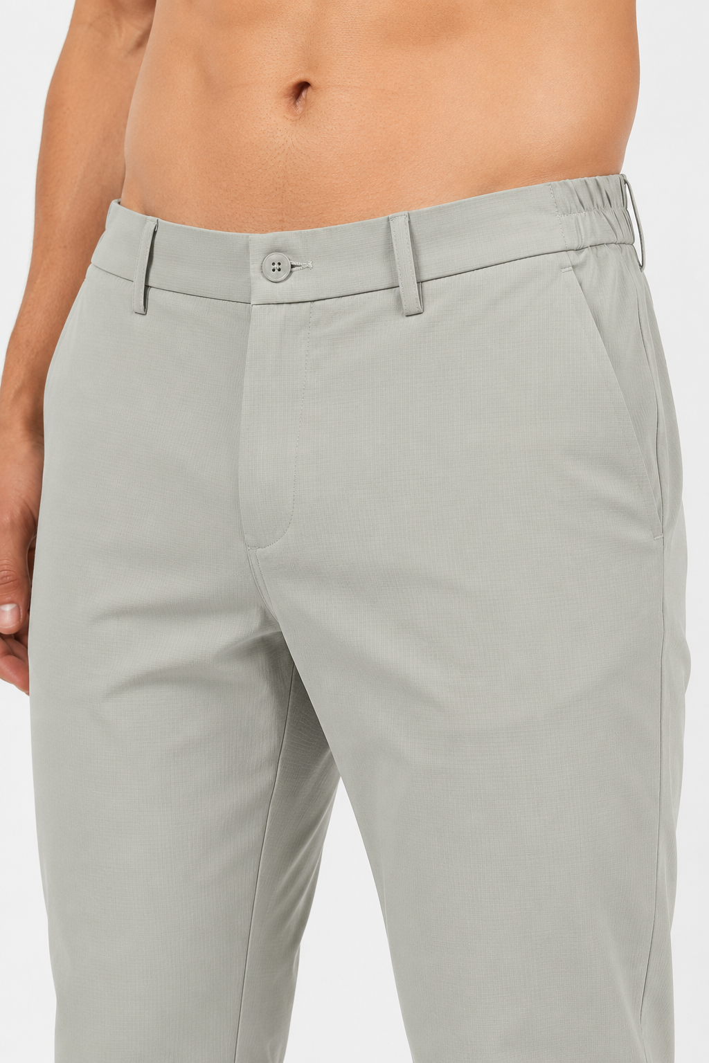 VALENCI Tech Pants Grey - Three-quarter front