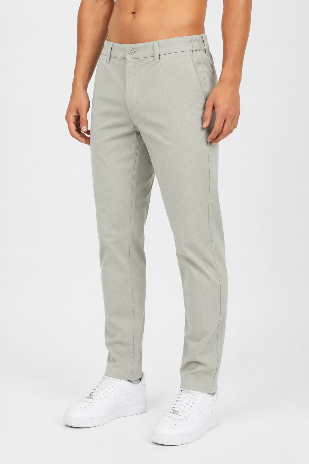 VALENCI Tech Pants Grey - Front centered