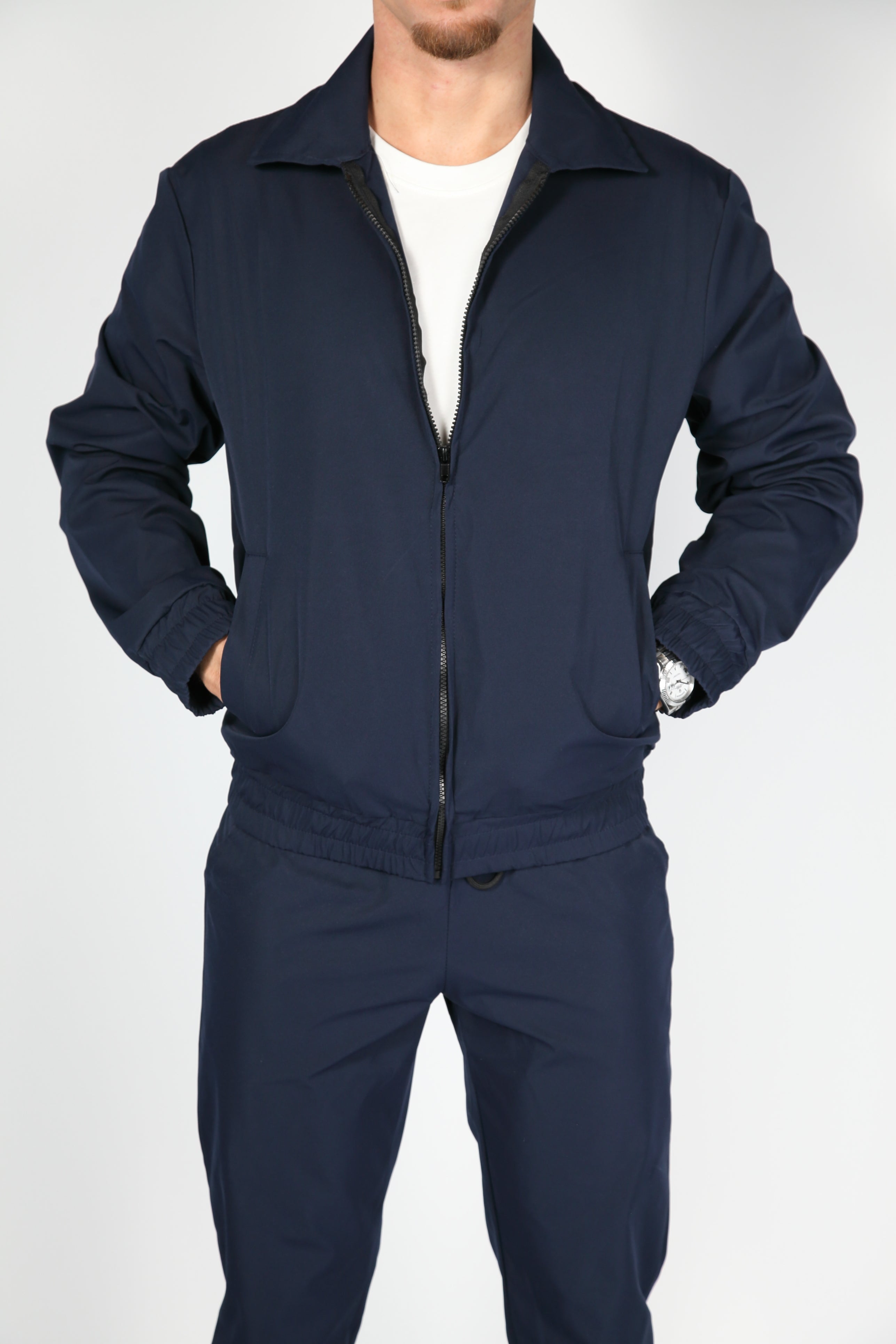 Valenci Tech Suit Navy