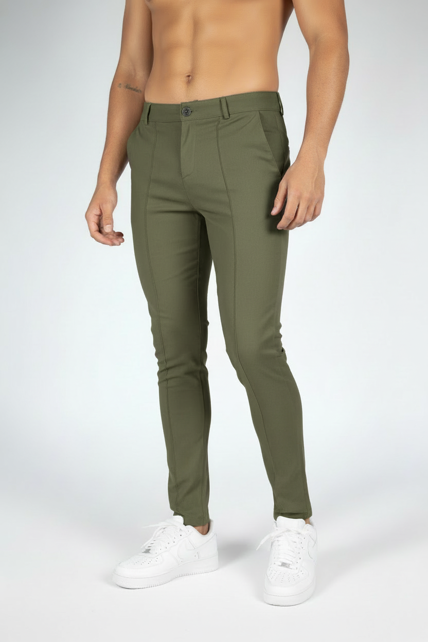 Chino Heren Sorrento Groen