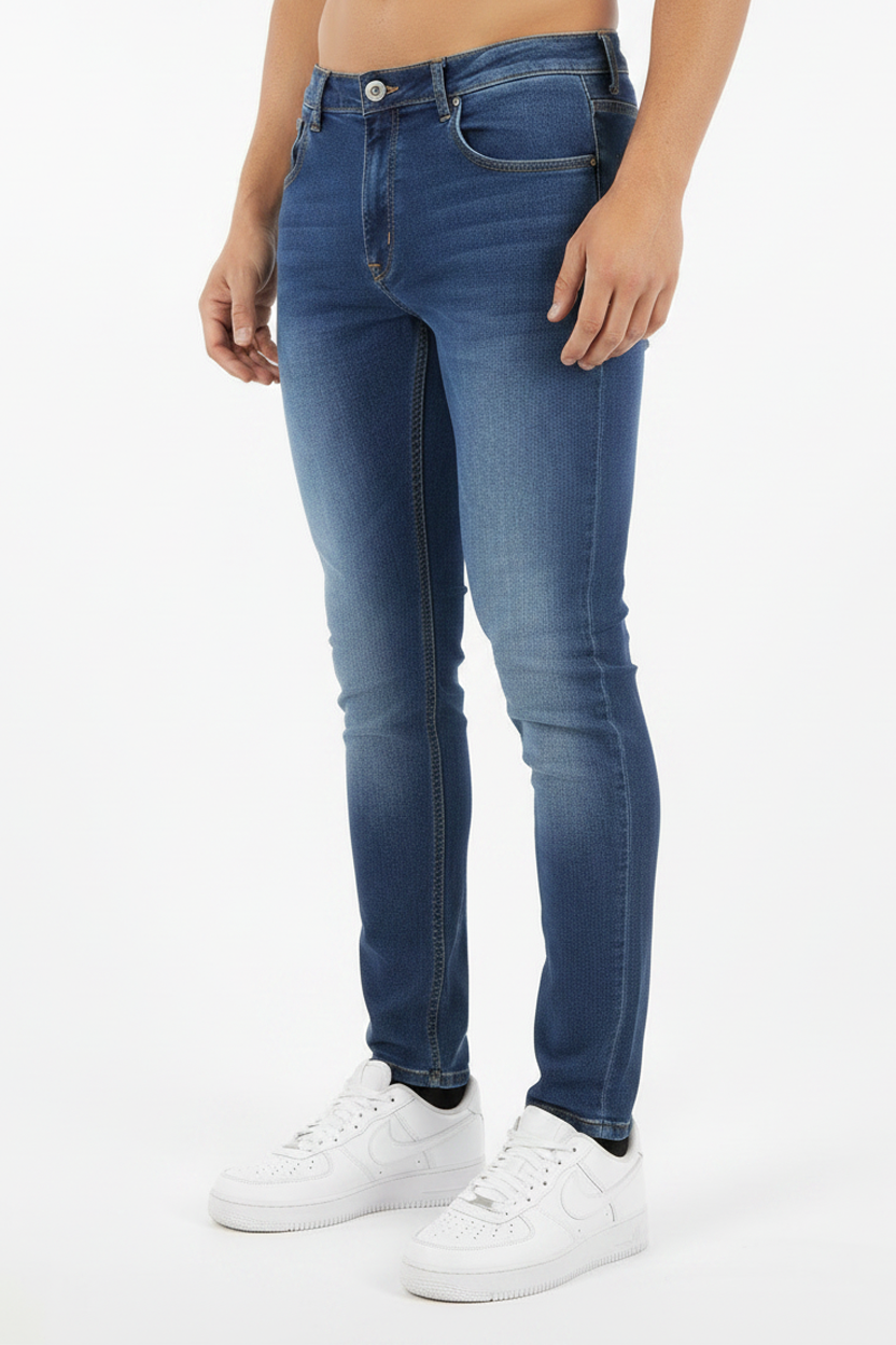 Jeans slim fit Lucca Blu scuro