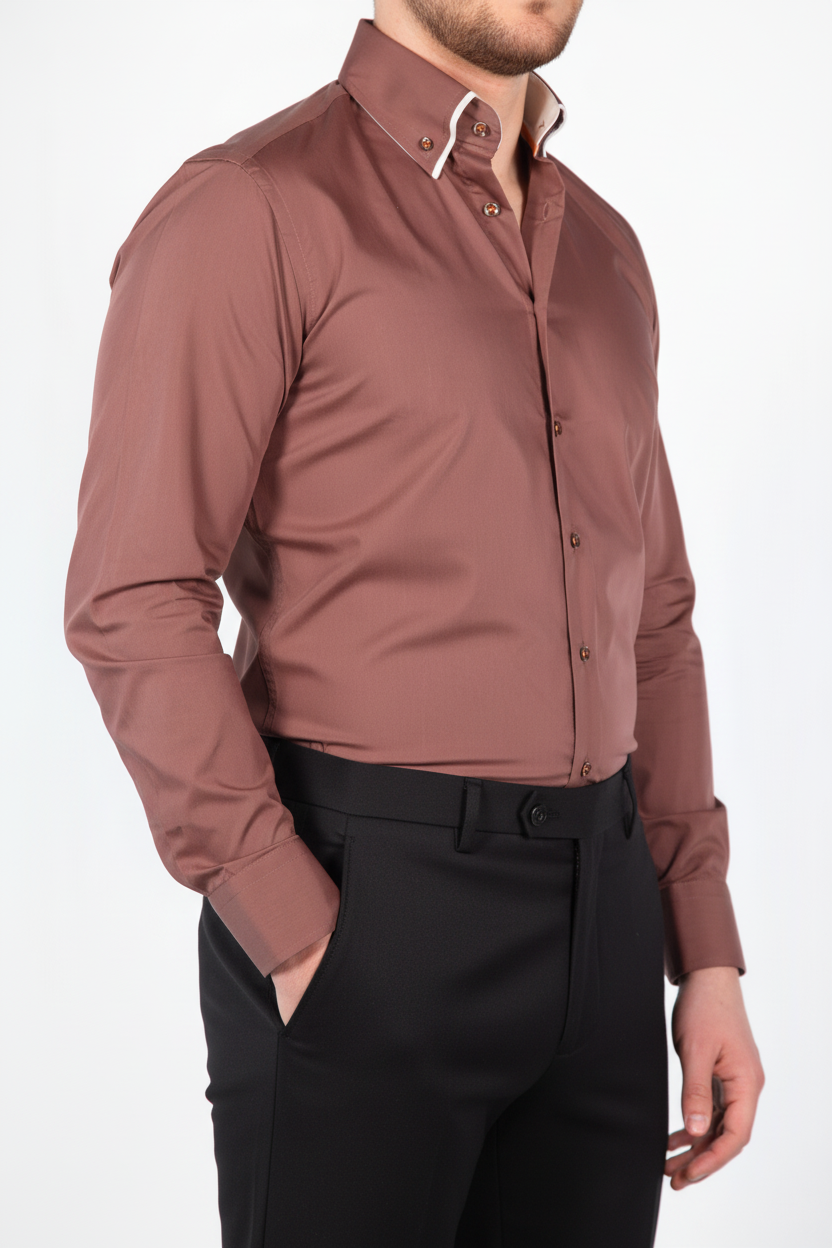 Overhemd Parla Bruin