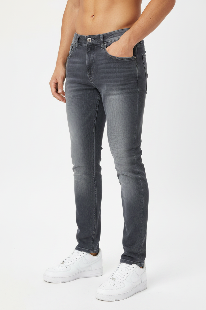 Lucca Slim Fit Jeans Anthrazit