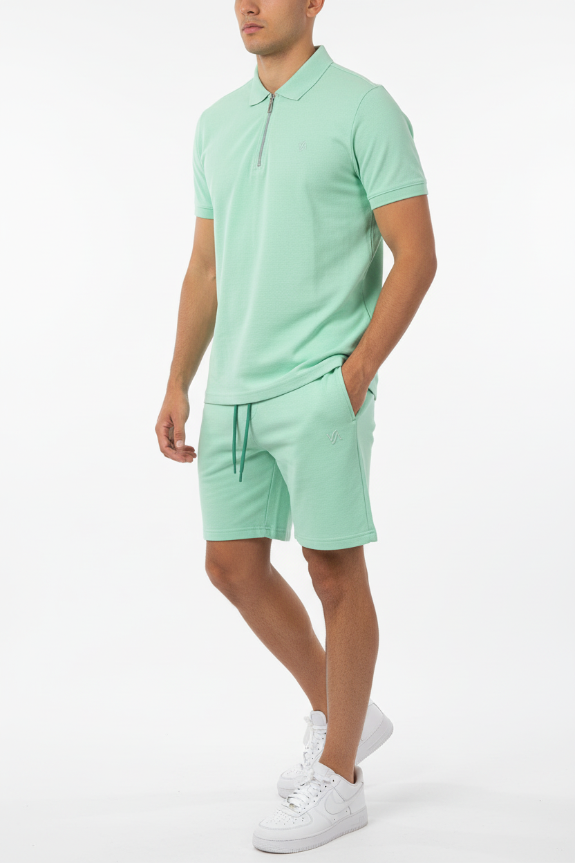 Polo set Ibiza Mintgroen