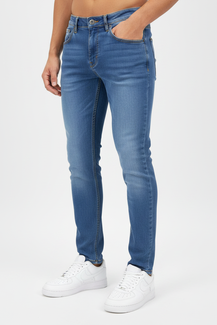 Lucca Slim Fit Jeans Light Blue