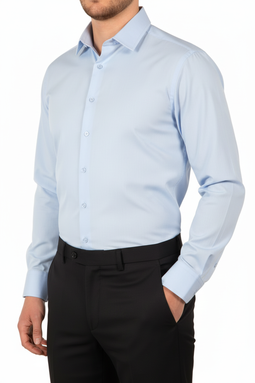 Chemise leira bleu clair