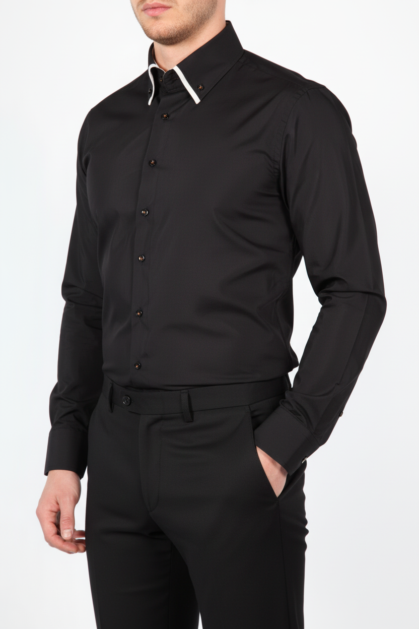 Overhemd Parla Zwart