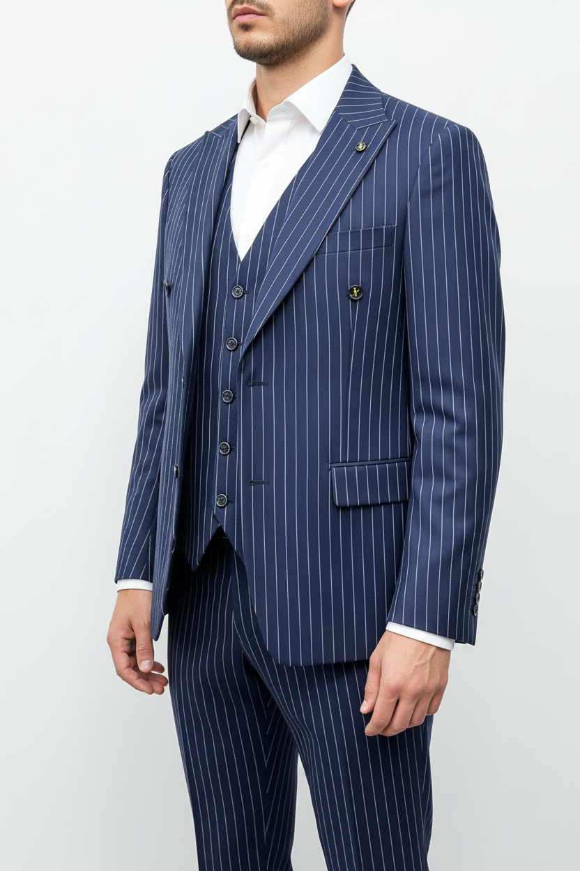 The Imperio Double Breasted Navy