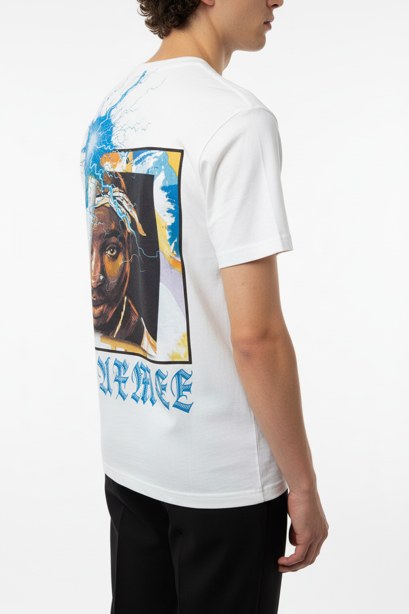 T-shirt Wit Tupac