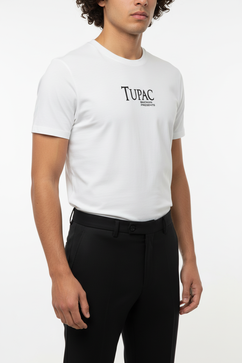 T-shirt Wit Tupac