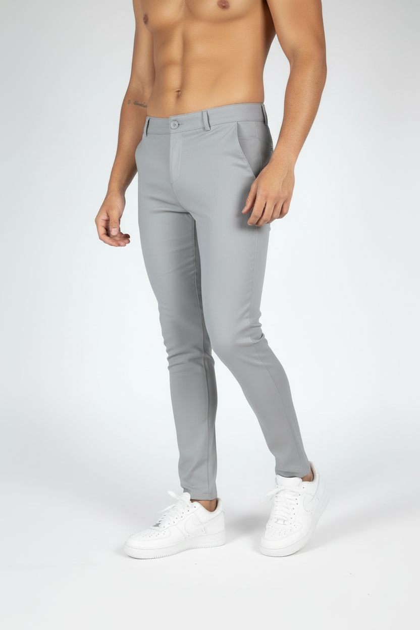 Chino Valenci Gris Clair