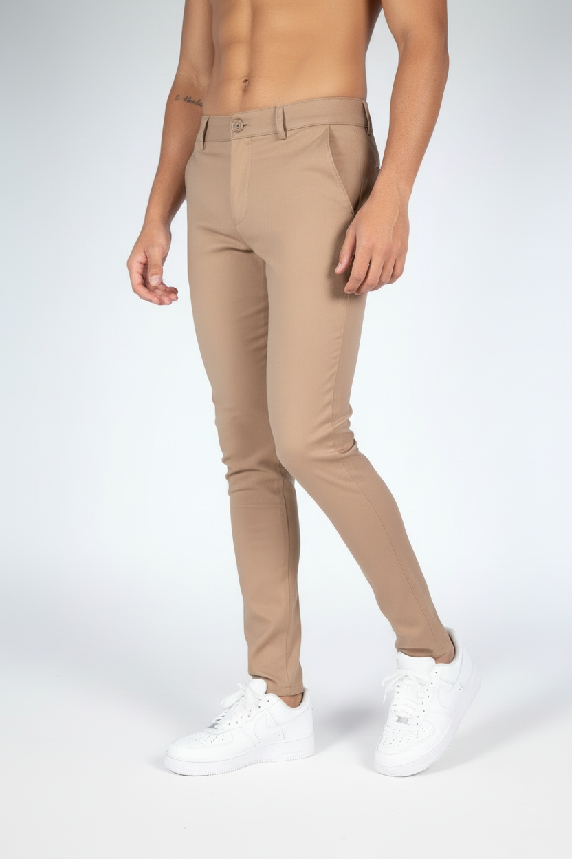 Chino valenci brun clair