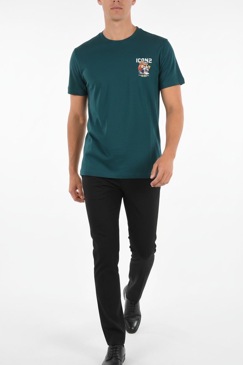 The ICON2 T-Shirt Petrol Green