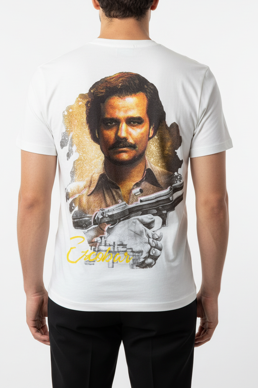 T-shirt Wit Escobar