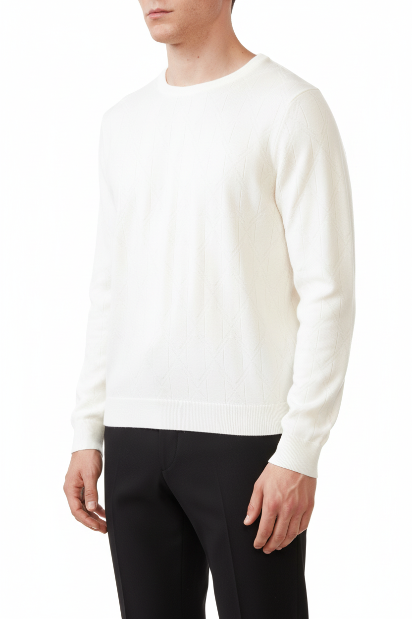 Valenci Crewneck Wit