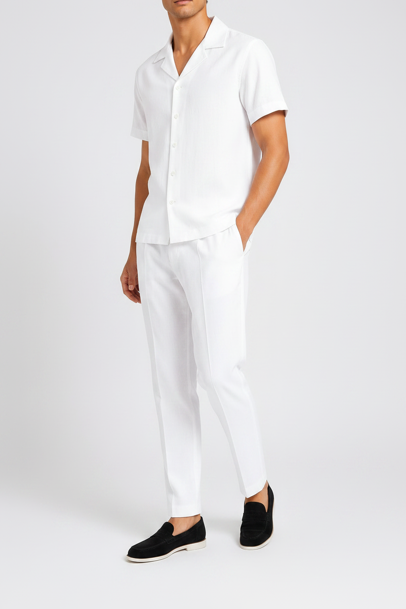 Juego de Ropa de Cama Portofino Blanco