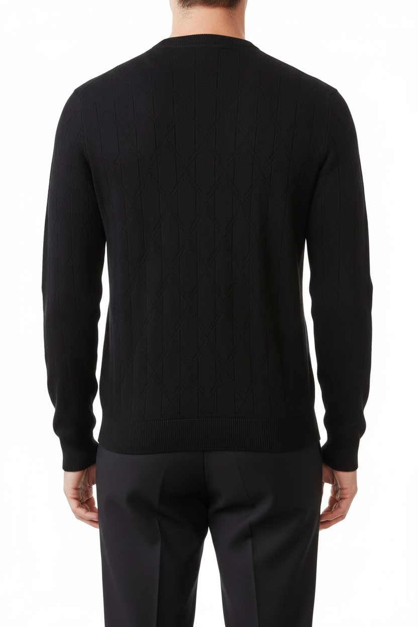 Col Rond Valenci Noir