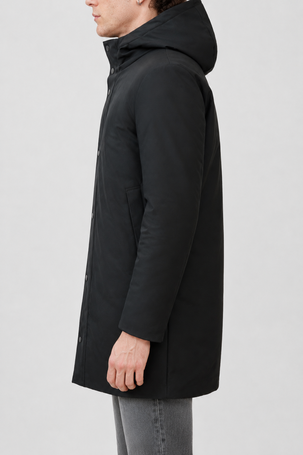 Parka Winterjacke Massimo Schwarz