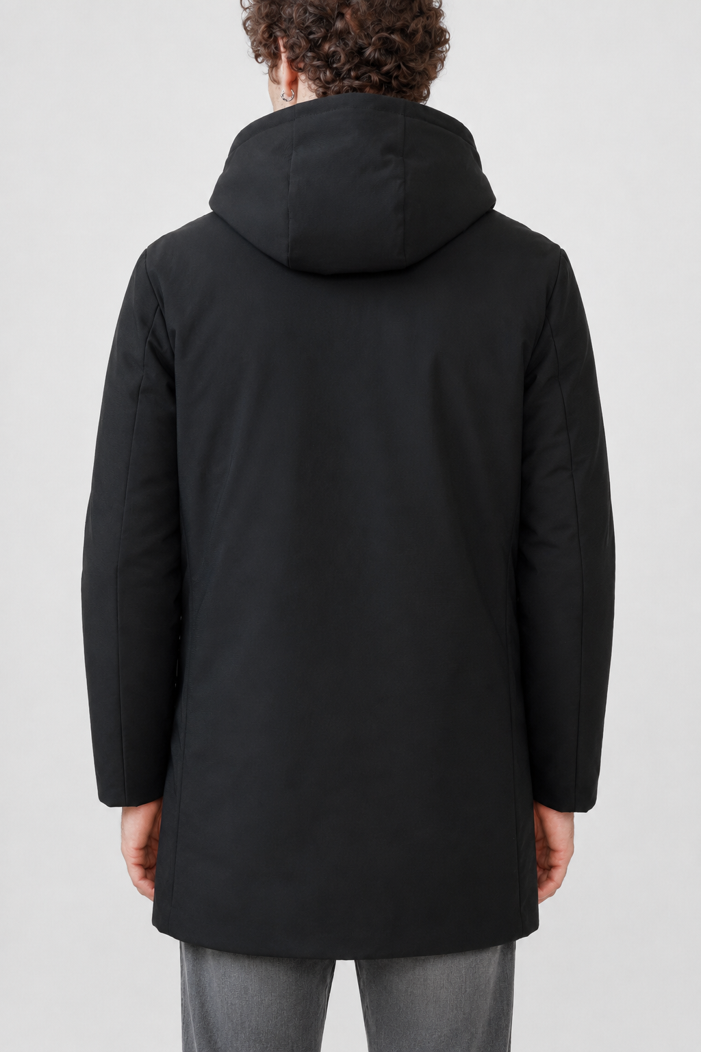 Parka Winterjacke Massimo Schwarz